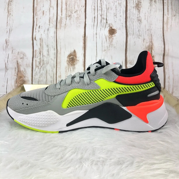 NEW Puma RS-X Hard Drive Neon Sneaker - Picture 3 of 9